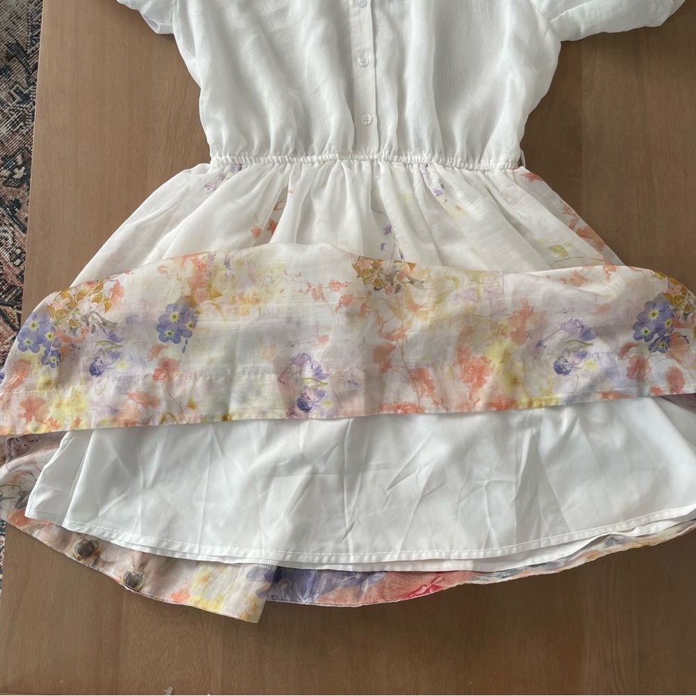 En Saison Taylorann Puff Sleeve Minidress - Picture 5 of 12